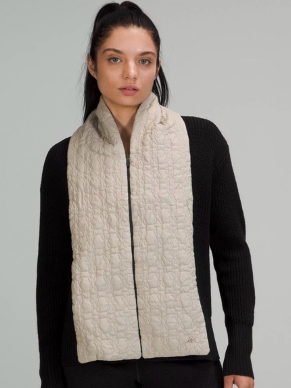 lululemon Reversible Quilted Zip Scarf